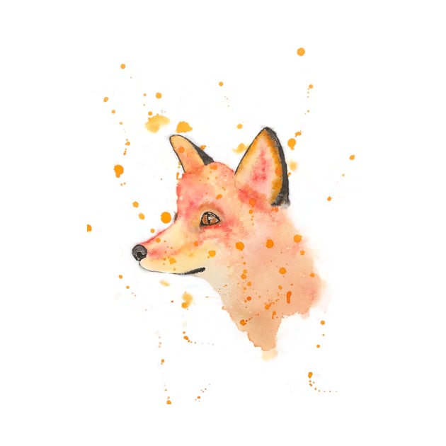Red fox by NadzzzArt