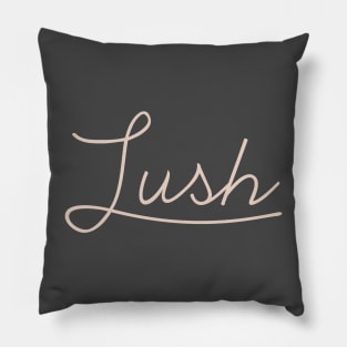 Lush Peach Pillow