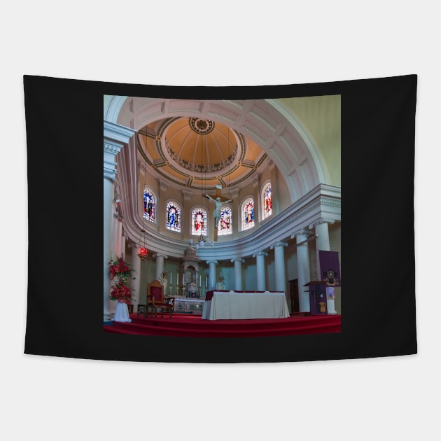 Sacred Heart Basilica Tapestry by fotoWerner