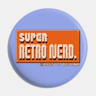 Super Retro Nerd Pin