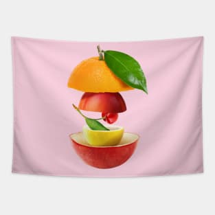 Orange Peach Cherry Lemon Apple Gifts Vegetarian Tapestry