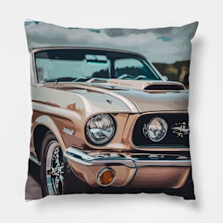 Vintage Car Pillow