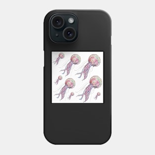 Jellyfish - Ocean print Phone Case