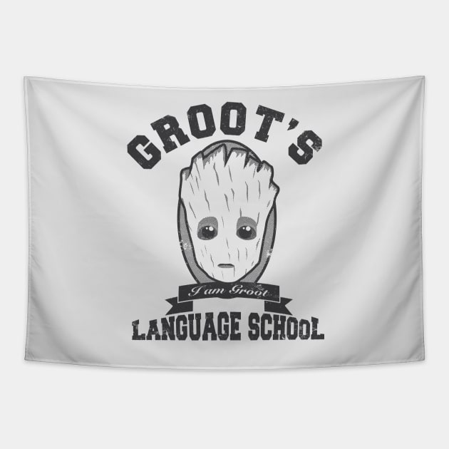 Groot's Language School Tapestry by SergioDoe