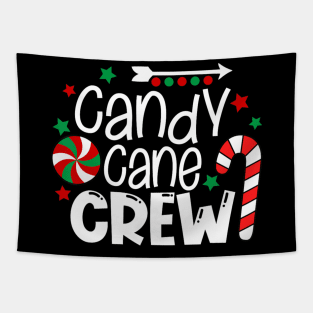 Candy Cane Crew Christmas Xmas Love Candy Boys Girls Kids Tapestry