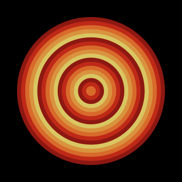 Concentric Circles by n23tees