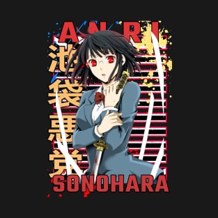 Anri Sonohara Durarara Drrr Urban Anime T-Shirt