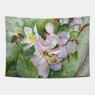 The Pollinators Making Apples Tapestry