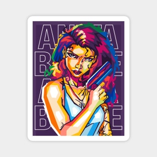 anita blake geometric pop art Magnet