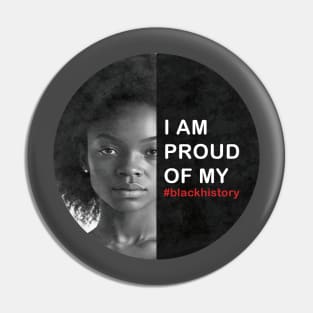 Girl Black History | Black History Month | Black Lives Matter | Juneteenth | Black Pride Pin