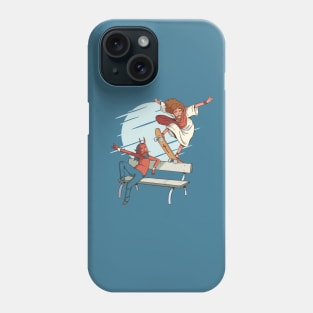 JESUS SKATEBOARDING T-SHIRT DESIGN Phone Case