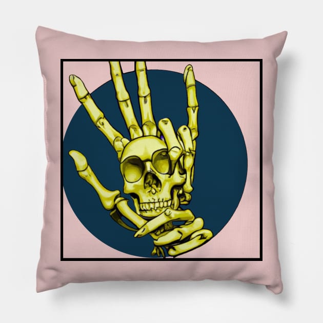 Trippy Hand Pillow by SleepyWheat