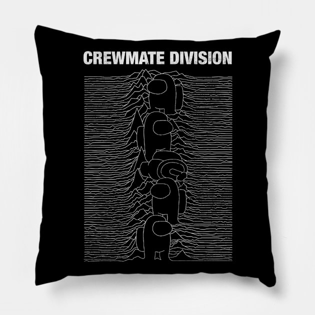 Crewmate Division - Among Us Pillow by wookiemike