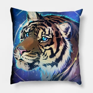 Galaxy Tiger Pillow