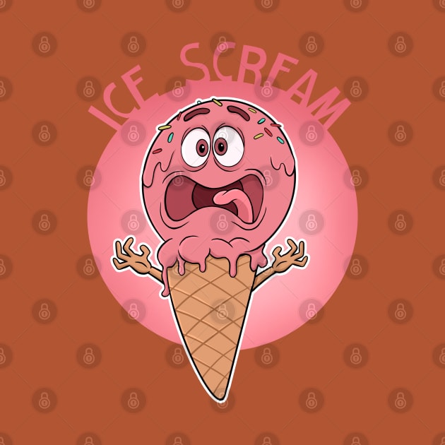 Ice Scream Shirt Design, I love Icecream by GAMAS Threads