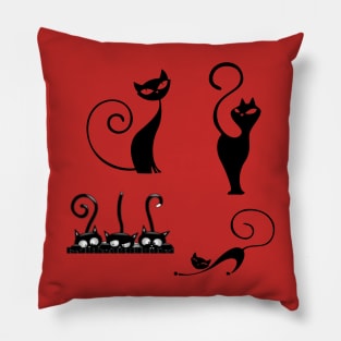 International Cat Day Pillow