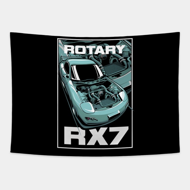 Mazda Rx7 Tapestry by JDMAPEX