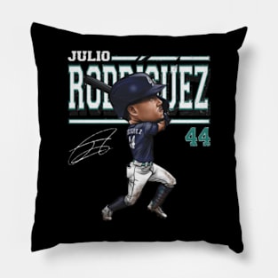 Julio Rodriguez Seattle Cartoon Pillow