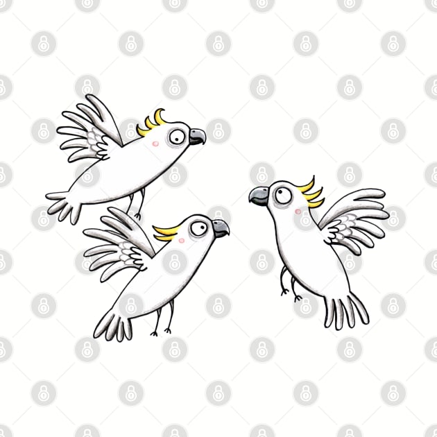Kakadu - Cockatoo - Papagei - Parrot by JunieMond