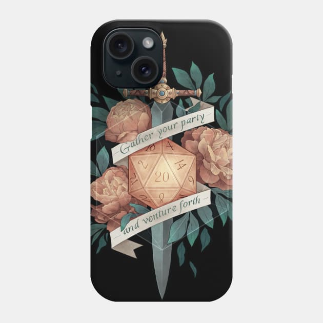 Gather Your Party Phone Case by Fez Inkwright