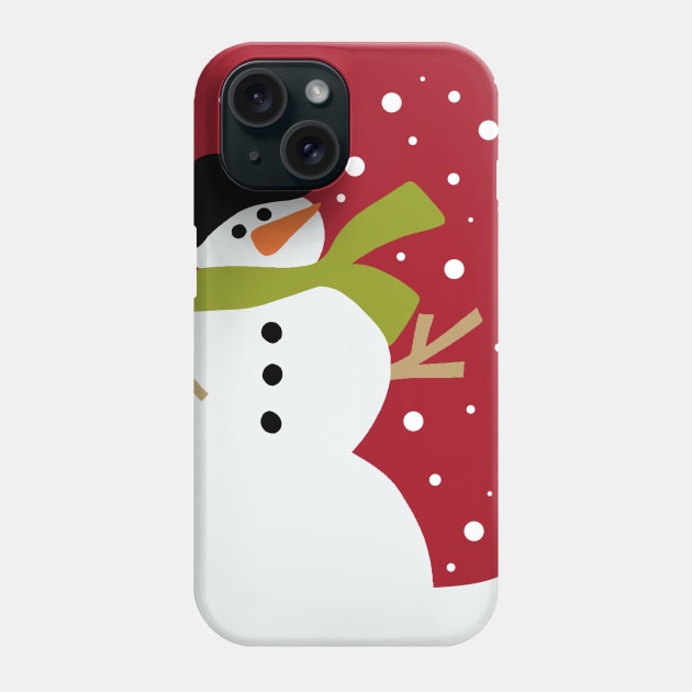 Cute snowman Phone Case by valentinahramov