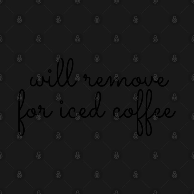 will remove for iced coffee by stickersbyjori