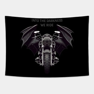 Into The Darkness We Ride Tapestry