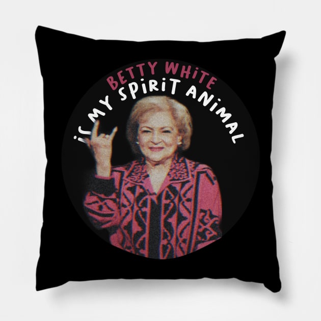 Betty White Pillow by WPAP46