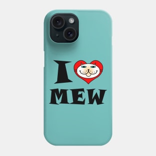 I Heart Cat - Flame Point Siamese Cat Phone Case