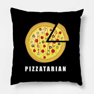 Pizzatarian - Funny Pizza Saying Pillow