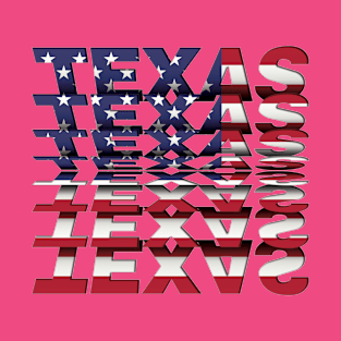 Texas Flip Text effect T-Shirt