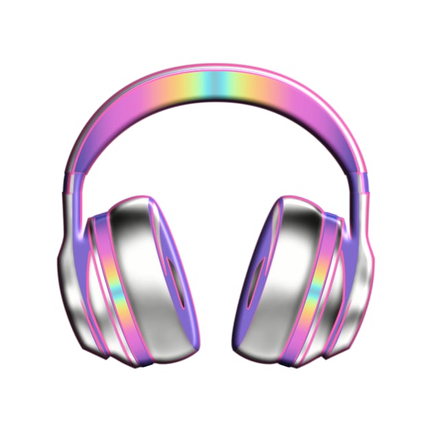 Dream Headphones - Metallic Sunset by dinaaaaaah