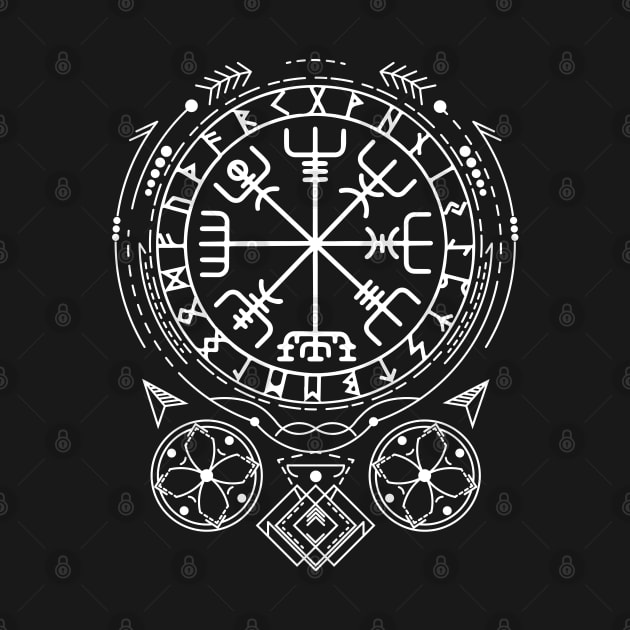 Vegvisir - The Viking Compass | Norse Pagan Symbol by CelestialStudio