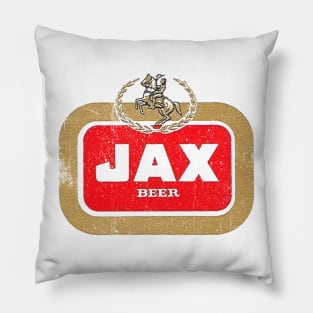 Jax Beer - vintage style label Pillow