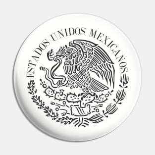 Estados unidos mexicanos - black lettering Pin