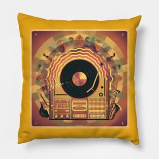 Retro Music Pillow