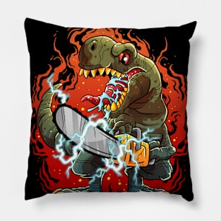 T-REX use Chainsaw Pillow