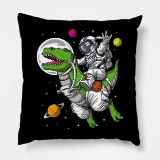 Dinosaurs in space Pillow