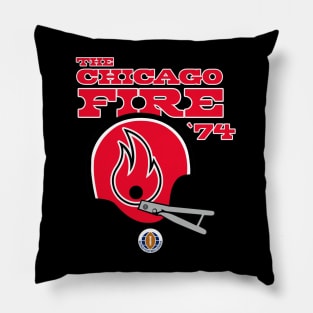 Chicago Fire Football Pillow