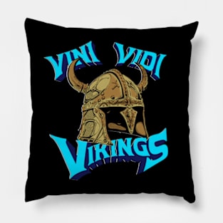 Vini Vidi Vikings Pillow