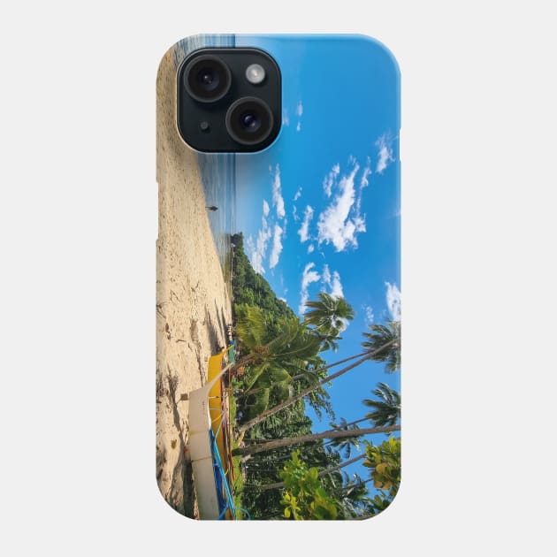 Panaraga Beach, Barobo, Surigao del Sur, Mindanao, Philippines Phone Case by Upbeat Traveler