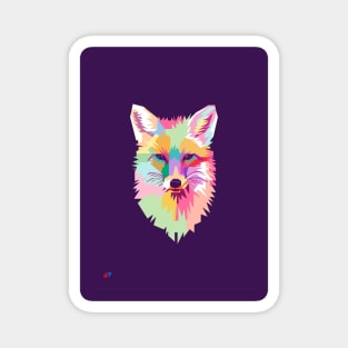 Wolf Pop Art Wpap Magnet