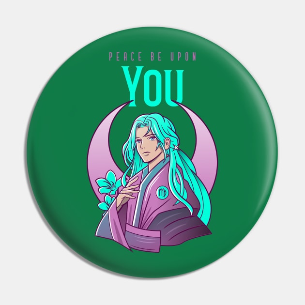 Peace Be Upon You Pin by GaroStudioFL