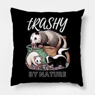 Trashy nature Pillow