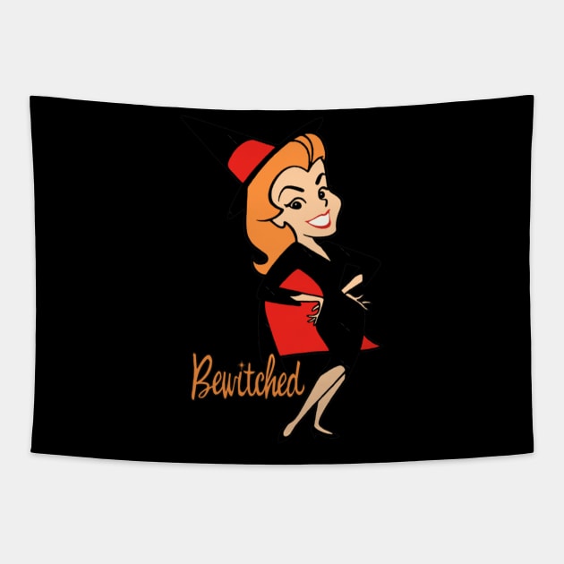 Bewitched Samantha Stevens Tapestry by szymkowski