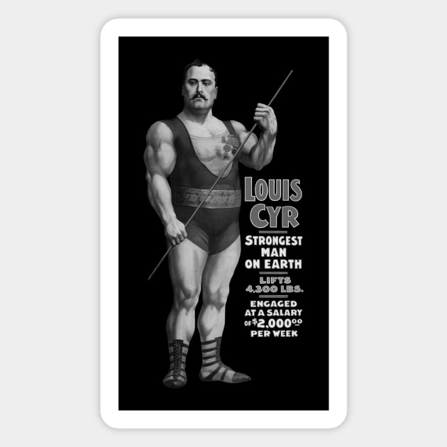 Louis Cyr, Strongest Man on Earth Long Sleeve T Shirt by