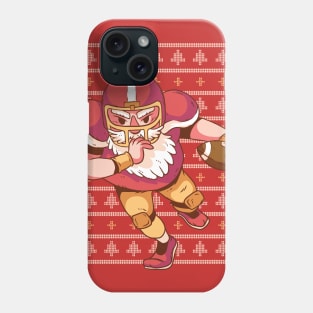 Football Santa Ugly Sweater Phone Case