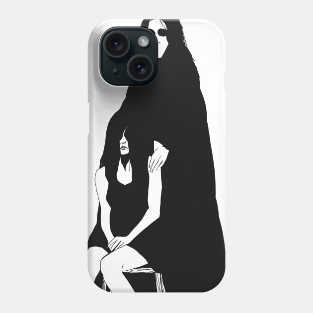 Mother of Plant (black) Phone Case by fennertoorac