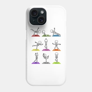 Skull Yoga Phone Case