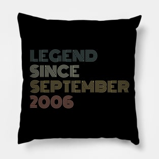 Legend Since September 2006 Pillow